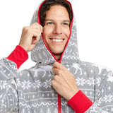 Men's Grey Moose Jumpsuit