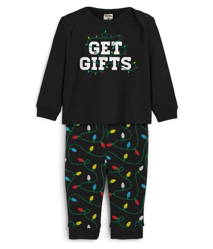 Toddler Girl's Get Gifts Crew Neck Pajama Set