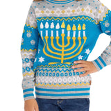 Girl's Reversible Sequin Hanukkah Sweater