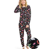 Women's Black Magic Halloween Pajama Set