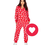 Women's Beating Hearts Jumpsuit