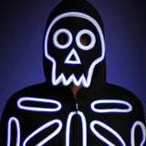 Matching Neon LED Skeleton Couples Costumes