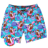 Cool Cats Stretch Swim Trunks - 7.5" Inseam