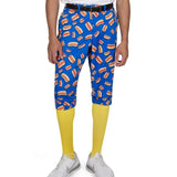 Men's Hot Dog Golf Knickers with Yellow Golf Socks