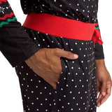 Men's Fair Isle Rudolph Crew Neck Pajama Set