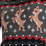 Women's Dark Rudolph Turtleneck Sweater Dress