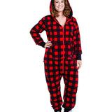 Women's Lumberjack Plus Size Jumpsuit