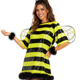Sequined Bee Costume Dress