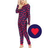 Women's Hearts on Fire Pajama Set