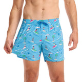 Aquaholic Stretch Swim Trunks - 6" Inseam