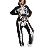 Women's Pregnant Skeleton Maternity Costume
