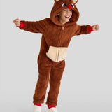 Boy's Rudolph Sherpa Jumpsuit