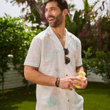 Men's Tequilin' Time Linen Cabana Shirt