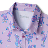 Toddler Girl's Flamingo Fiasco Golf Polo