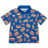 Toddler Boy's Hot Dog Golf Polo