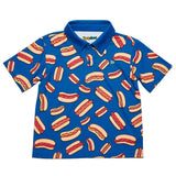 Toddler Boy's Hot Dog Golf Polo