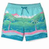 Men's 6" Inseam 8-Bit Paradise Swim Trunks