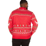 Men's Christmas Climax Big and Tall Ugly Christmas Sweater