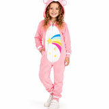 Girl's 80's Cartoon Bear Costume