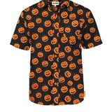 Men's Pumpkin Button Down Shirt