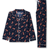 Boy's Rudolph Lapel Pajama Set