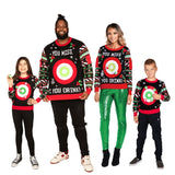 Matching Dart Game Family Christmas Sweaters