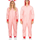 Matching Christmas Story Bunny Couples Jumpsuits