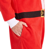 Men's Santa Jumpsuit With Fur