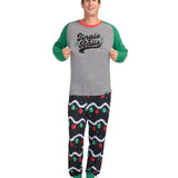 Men's Jingle Balls Crew Neck Pajama Set