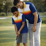 Men's Slice of Sunset Golf Polo