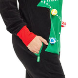 Women's Christmas Tree Toss Game Jumpsuit