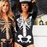 Sexy Skeleton Bodysuit Costume