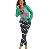 Women's Tinsel Tits Crew Neck Pajama Set