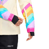 Women's Retro Rainbow Snow Jacket