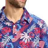 Men's Patriotic Paradise Performance Polo