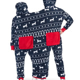 Blue Reindeer Twosie