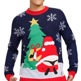 Men's Winter Whale Tail Ugly Christmas Sweater