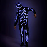 Matching Neon LED Skeleton Family Costumes
