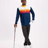 Men's Slice of Sunset Golf Quarter Zip Pullover