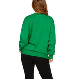Women's Glitter Clover Crewneck Sweatshirt