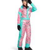 Women's Electric Zebra Snow Suit