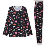 Women's Black Magic Halloween Pajama Set