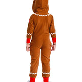 Boy's Gingerbread Jumpsuit