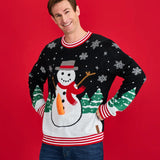 Men's Frisky Frosty Pump Ugly Christmas Sweater
