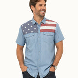 Men’s Star Spangled Wrangler Button Down Shirt