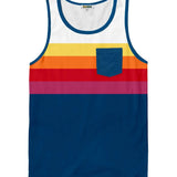 Men's Slice of Sunset Tank Top