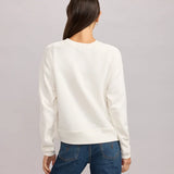 Women's Full of Holiday Spirit Rhinestone Embellished Sweatshirt