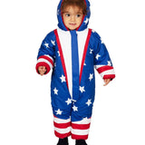Toddler Boy's Americana Snow Suit