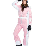 Women's Powder Pink Snow Suit