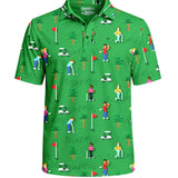 Men's 8-Bit Birdie Golf Polo